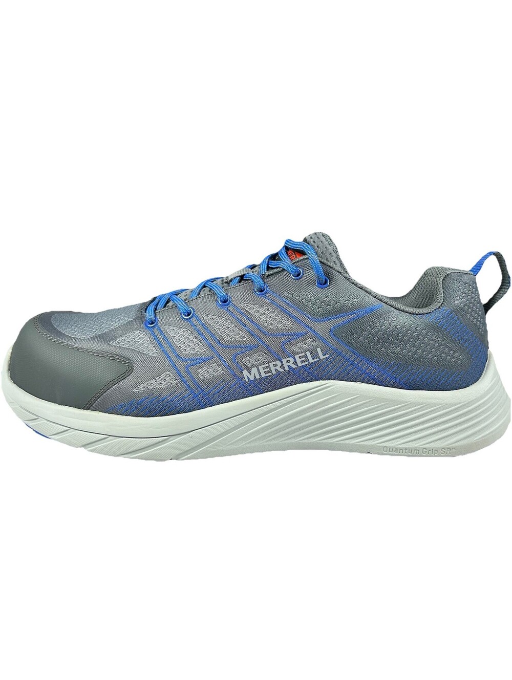 Merrell Moab Flight CF Men's Safety Toe Work Sneakers Blue Rock Shoes Size 11.5M